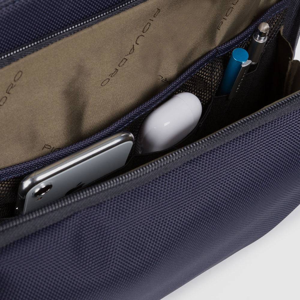 Piquadro Latop messenger bag 14" Vendita Economica