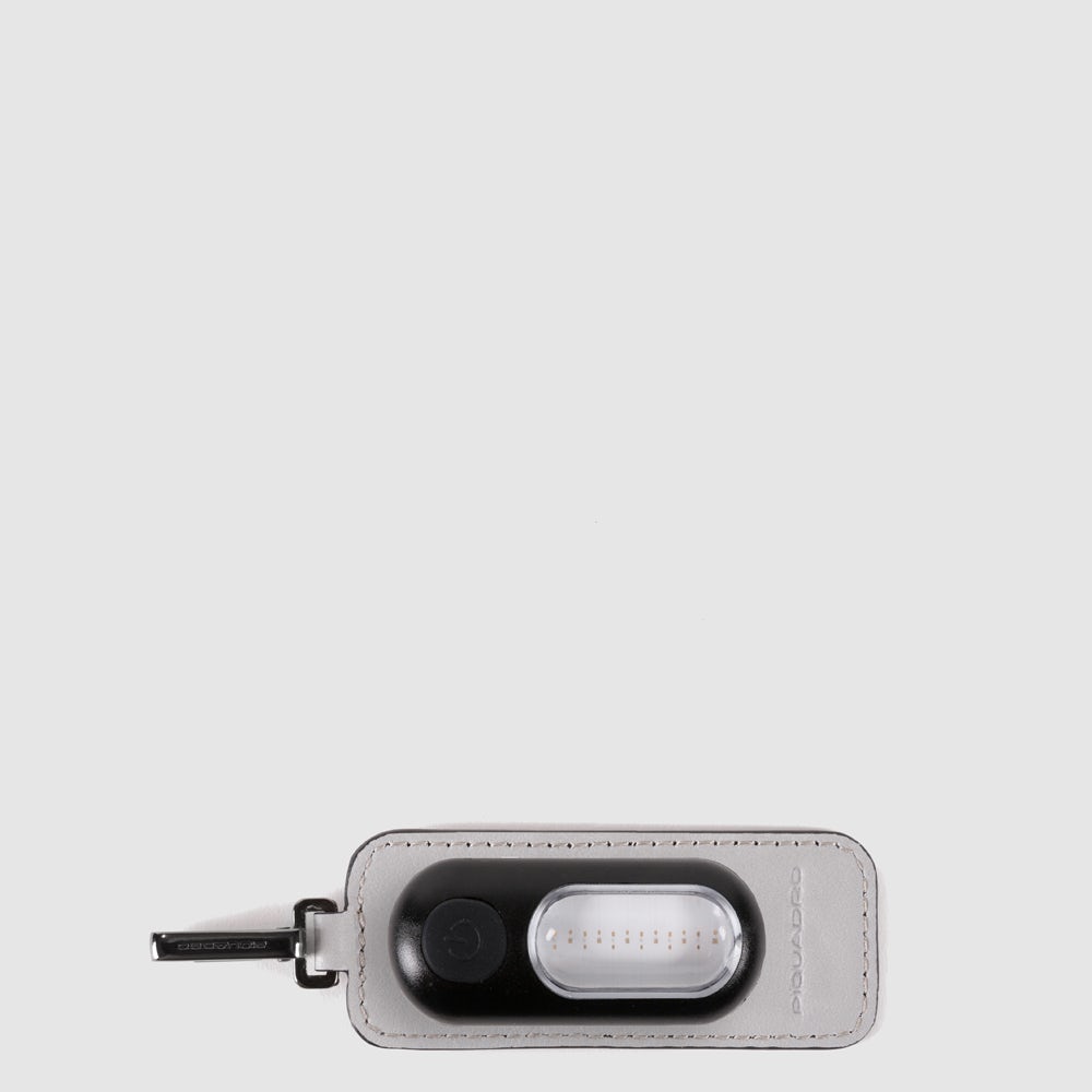 Piquadro Wearable tail light with address tag