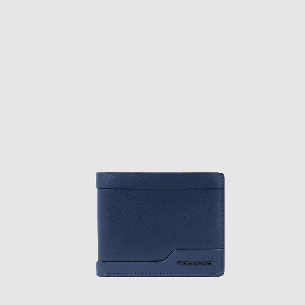 Piquadro Leather men’s wallet with coin pocket In Saldo