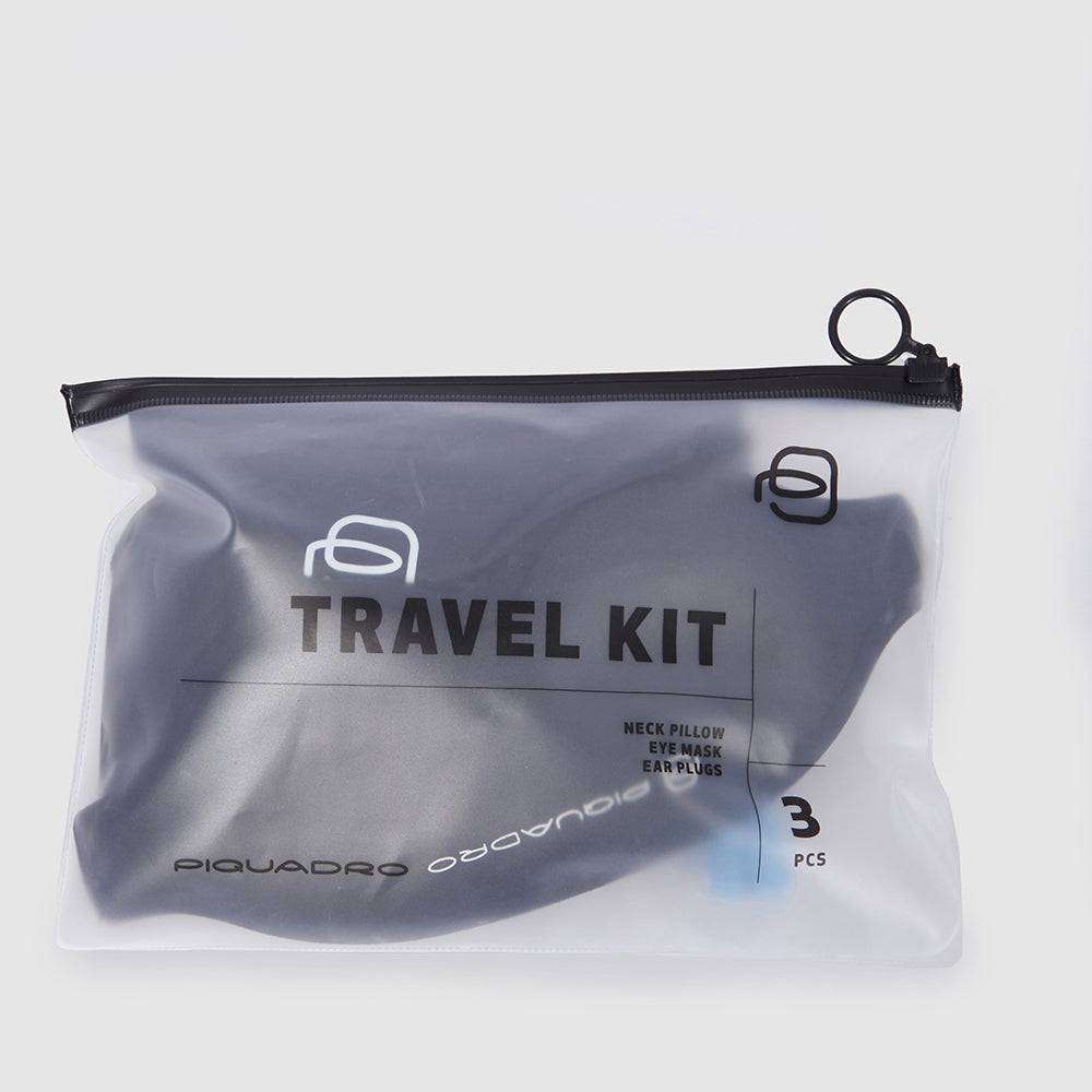 Piquadro Travelset with inflatable neck pillow Qualità