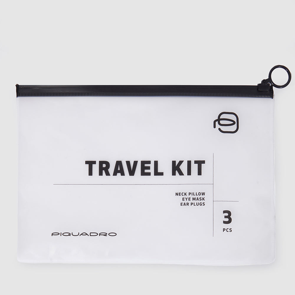 Piquadro Travelset with inflatable neck pillow Qualità
