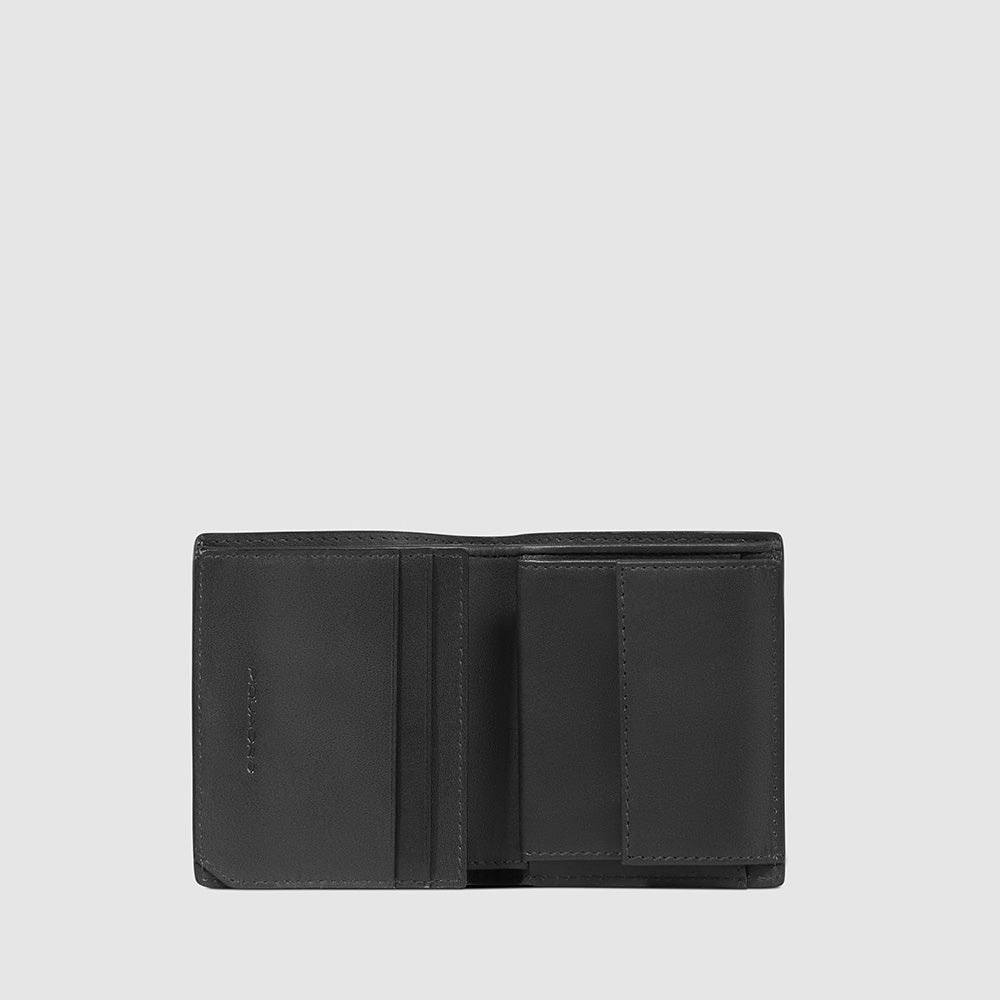 Piquadro Vertical men’s wallet with coin pocket Vendita