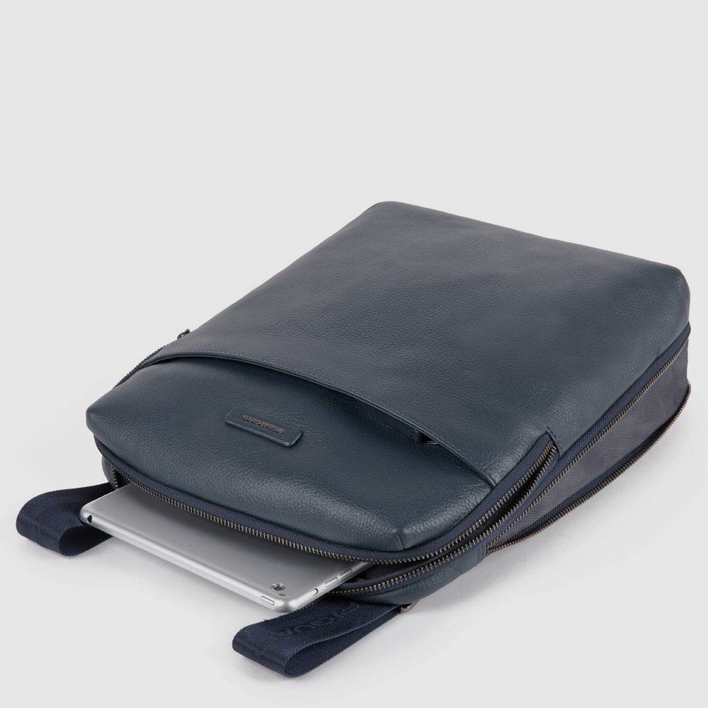 Piquadro Expandable iPad® crossbody bag with front pocket Outlet