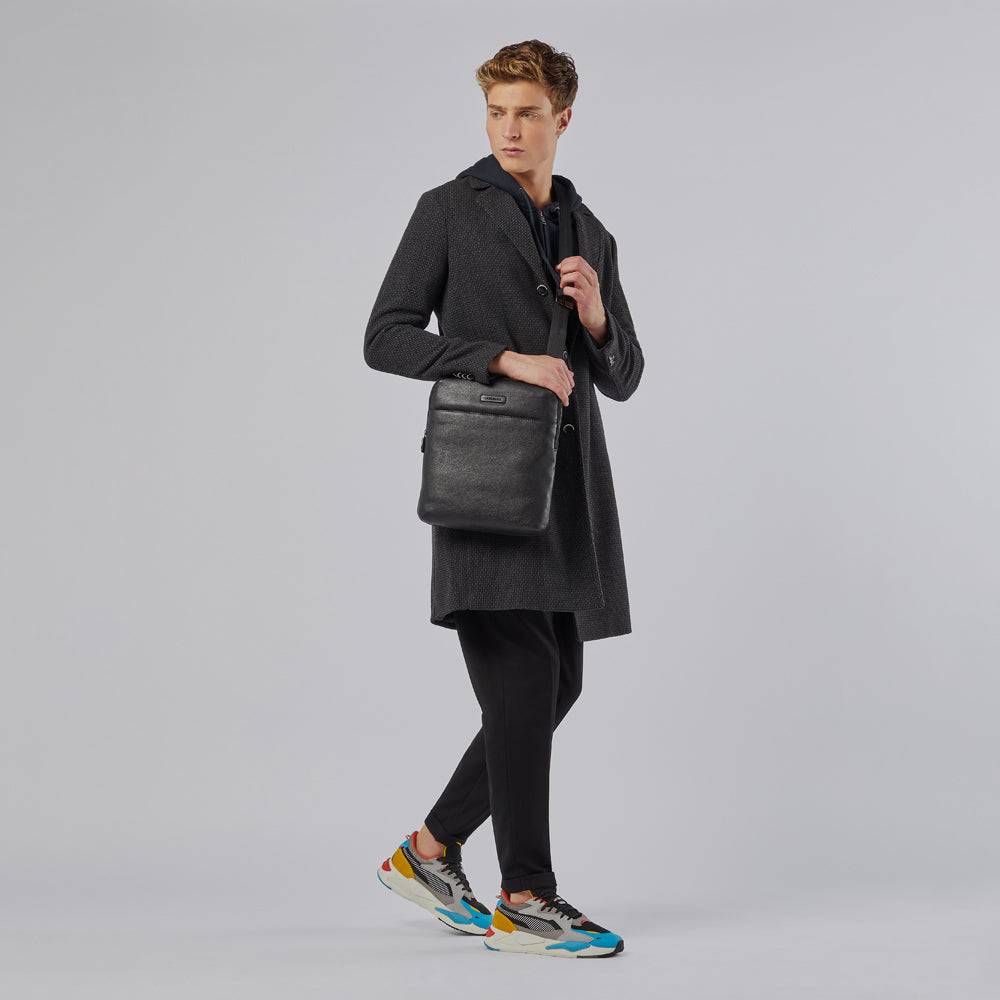 Piquadro Expandable iPad® crossbody bag with front pocket Outlet
