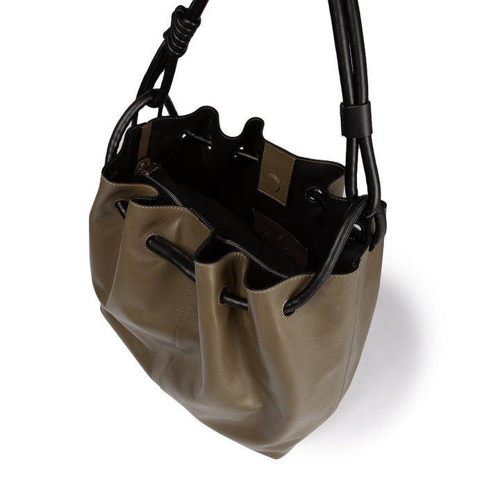 Roberta Gandolfi Gisella Large borsa con doppia portabilità mano o spalla in morbido vitello Economico