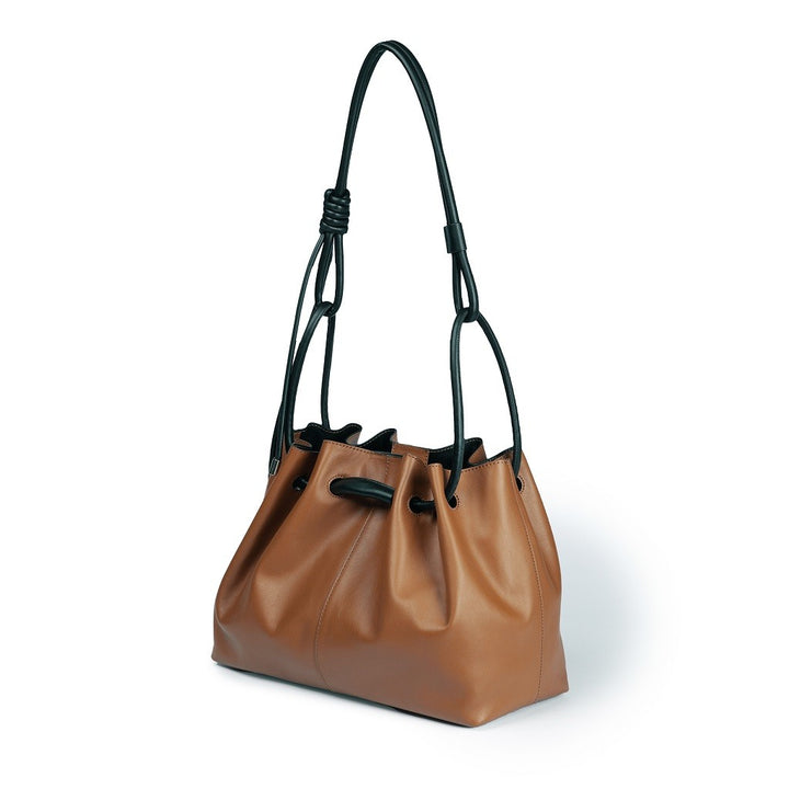 Roberta Gandolfi Gisella medium borsa con doppia portabilità mano o spalla in morbido vitello In Vendita