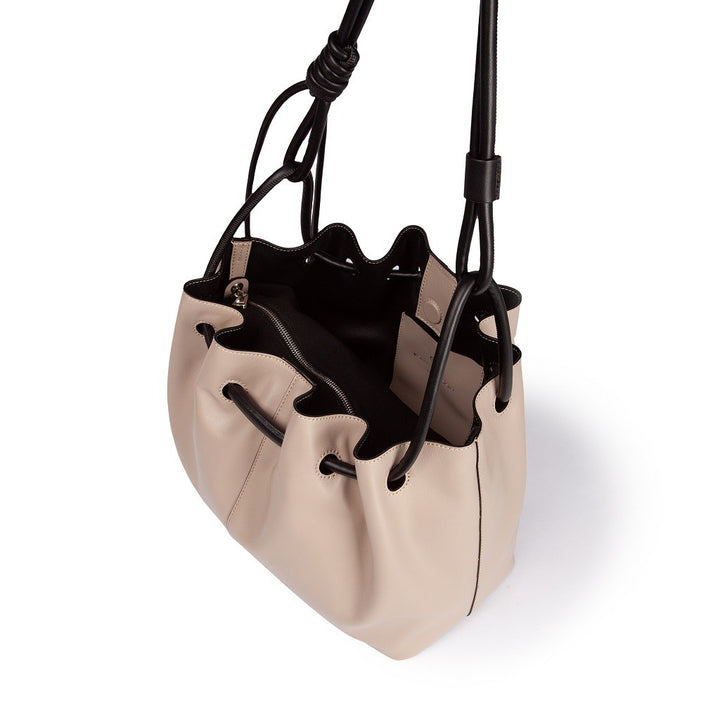 Roberta Gandolfi Gisella medium borsa con doppia portabilità mano o spalla in morbido vitello Saldi