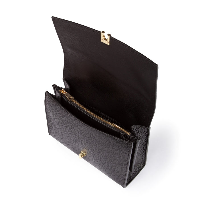 Roberta Gandolfi Elodie compact crossbody borsa in pelle con tramezza interna e tasca esterna con tracolla staccabile e regolabile Qualità Garantita