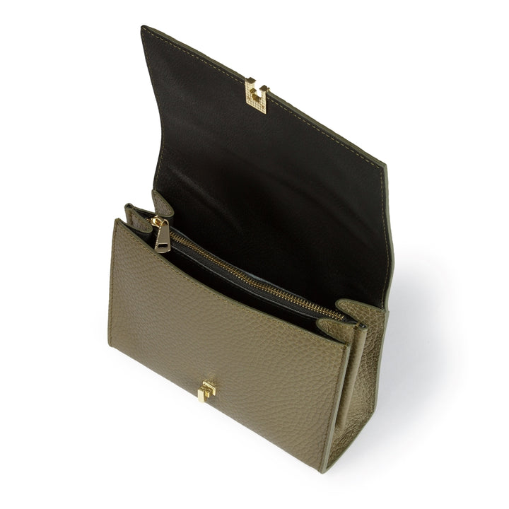 Roberta Gandolfi Elodie compact crossbody borsa in pelle con tramezza interna e tasca esterna con tracolla staccabile e regolabile Negozi Online