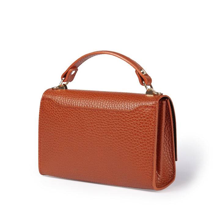 Roberta Gandolfi Elodie compact crossbody borsa in pelle con tramezza interna e tasca esterna con tracolla staccabile e regolabile Acquista Ora