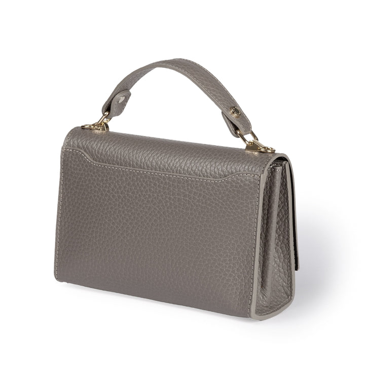 Roberta Gandolfi Elodie compact crossbody borsa in pelle con tramezza interna e tasca esterna con tracolla staccabile e regolabile Consegna Veloce