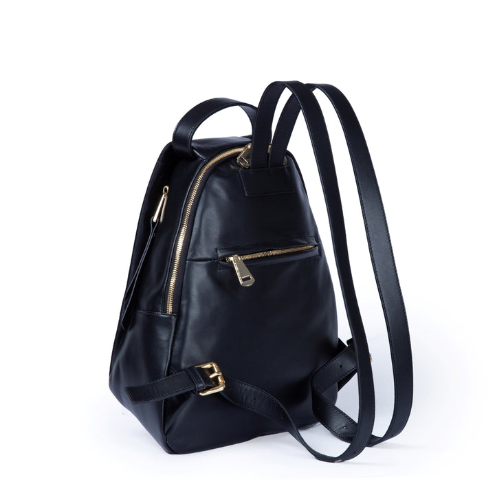 Roberta Gandolfi Micol Backpack in vitello liscio multitasche Moda