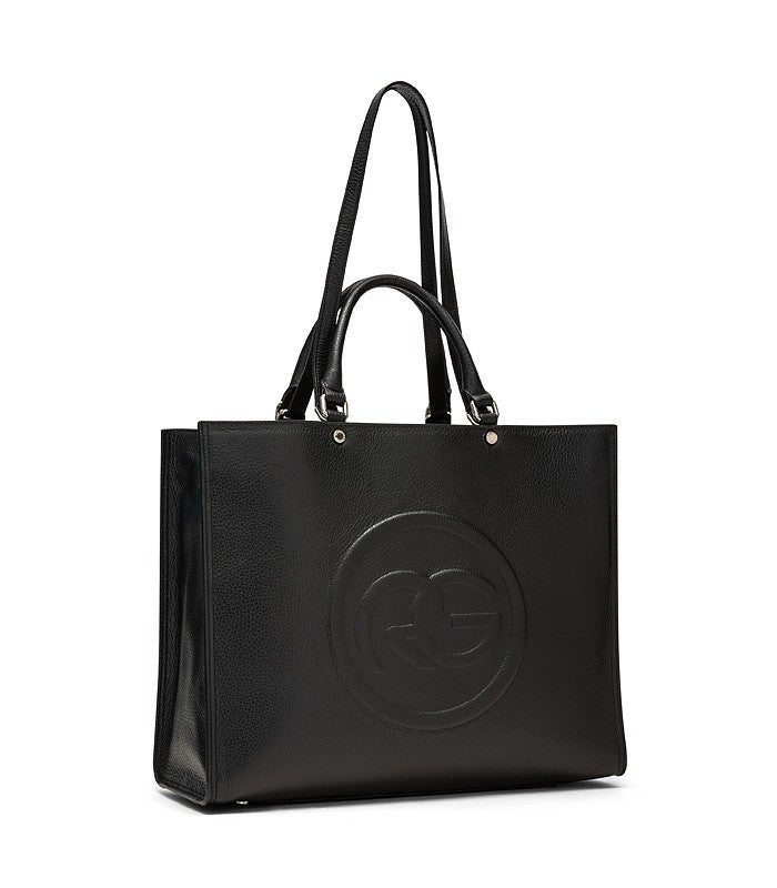 Roberta Gandolfi Roberta Pelle Large Borsa a mano in pelle con doppi spallacci per essere portata a spalla e tramezza Soddisfazione Garantita