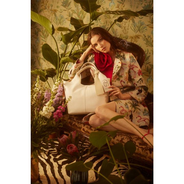 Roberta Gandolfi Maia Tote borsa hobo in pelle martellata Sconto