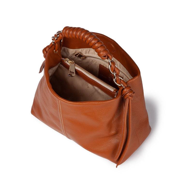 Roberta Gandolfi Amina small borsa a mano in pelle con manico tubolare fasciato e tracolla staccabile Saldi Di Fabbrica