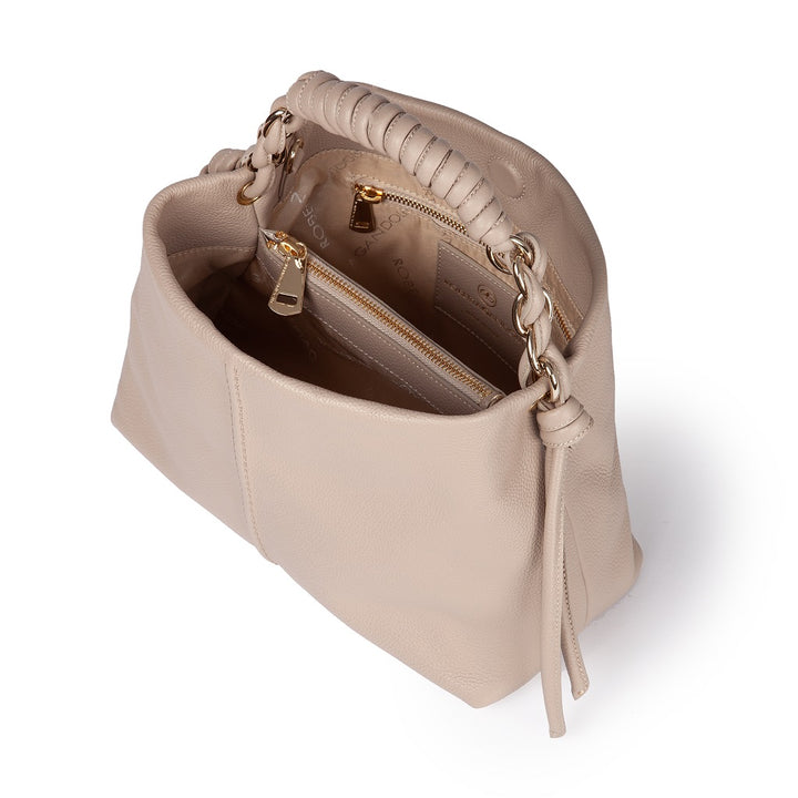 Roberta Gandolfi Amina small borsa a mano in pelle con manico tubolare fasciato e tracolla staccabile I Più Venduti