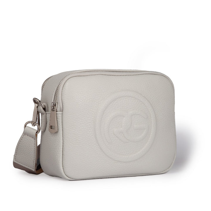 Roberta Gandolfi Roberta Pelle camera e crossbody in pelle con doppio scomparto e tracolla staccabile Acquista Ora