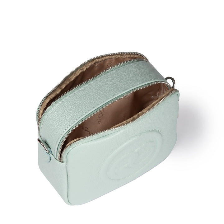 Roberta Gandolfi Roberta Pelle camera e crossbody in pelle con doppio scomparto e tracolla staccabile Promozione Limitata