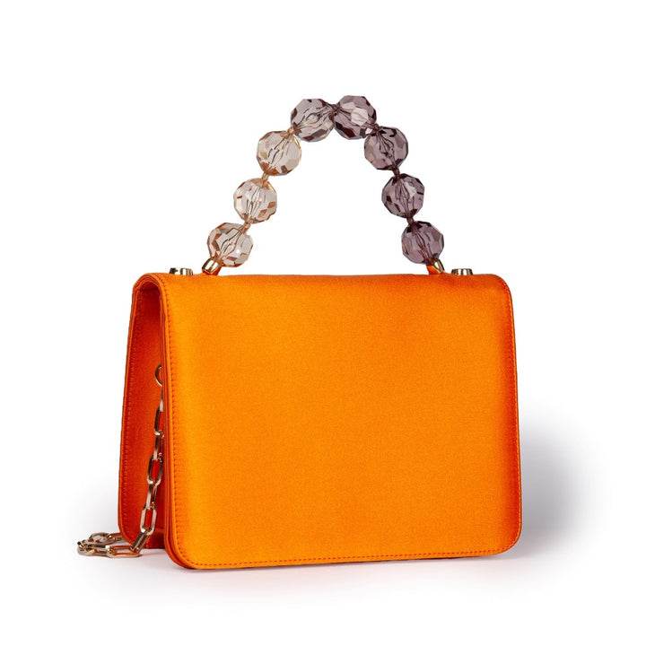 Roberta Gandolfi Sirenetta Mini bag in raso di seta e manico gioiello 2025