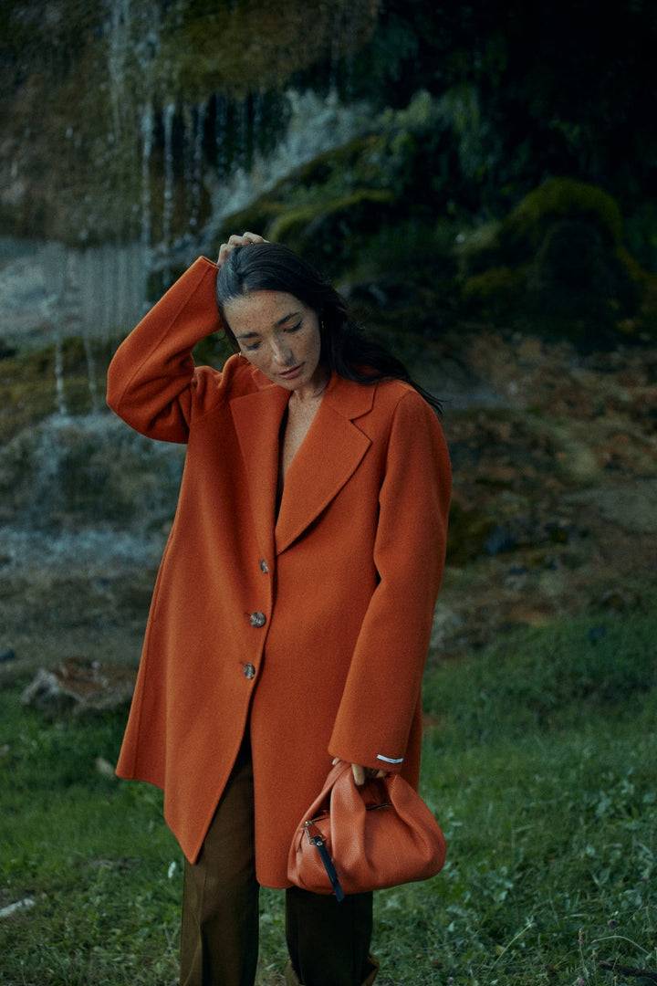 Roberta Gandolfi Emily bowling small in pelle con tracolla staccabile Pezzi Unici