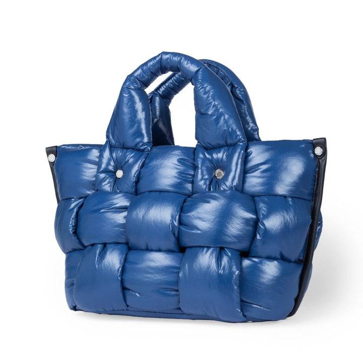 Roberta Gandolfi Greta small borsa in tessuto antigoccia intrecciata a mano con finiture in pelle Comprare a buon mercato