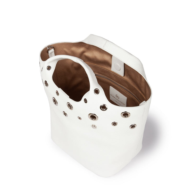 Roberta Gandolfi Belinda medium borsa a mano in pelle con tracolla staccabile Vendita calda