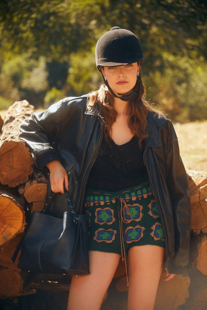 Roberta Gandolfi Asia small borsa a mano in pelle con tracolla staccabile Ultimo giorno