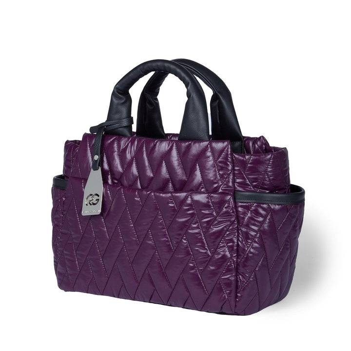 Roberta Gandolfi Noemi medium borsa a mano in tessuto antigoccia con finiture in pelle e tracolla staccabile Fino al 60% di sconto