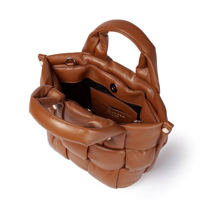 Roberta Gandolfi Greta Mini Nappa borsa in soffice pelle di agnello imbottita ed intrecciata a mano Shopping online