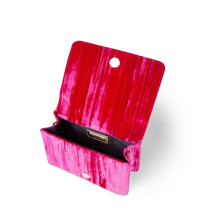 Roberta Gandolfi Sirenetta Mini Velluto Plissè e manico gioiello Offerte stagionali