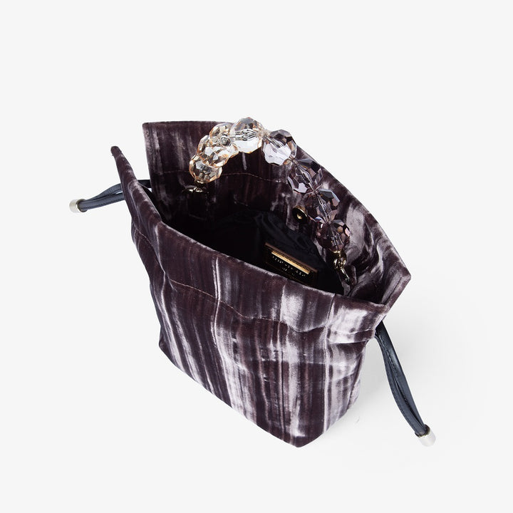 Roberta Gandolfi Sirenetta Tulip Velluto Plissè e manico gioiello Offerte giornaliere