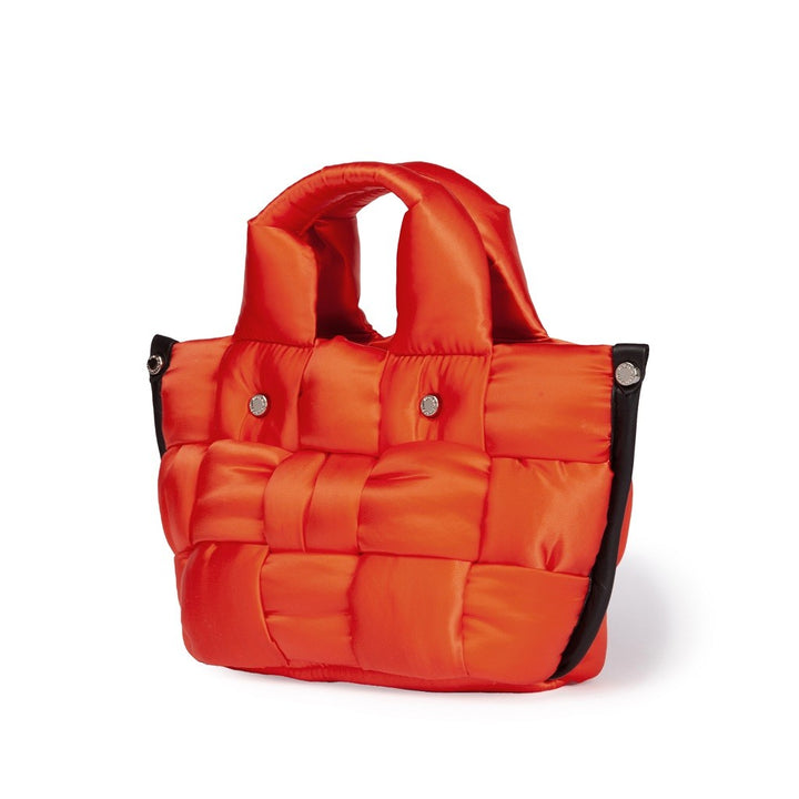 Roberta Gandolfi Greta Mini borsa in tessuto antigoccia imbottita ed intrecciata a mano con finiture in pelle Fino al 55% di sconto