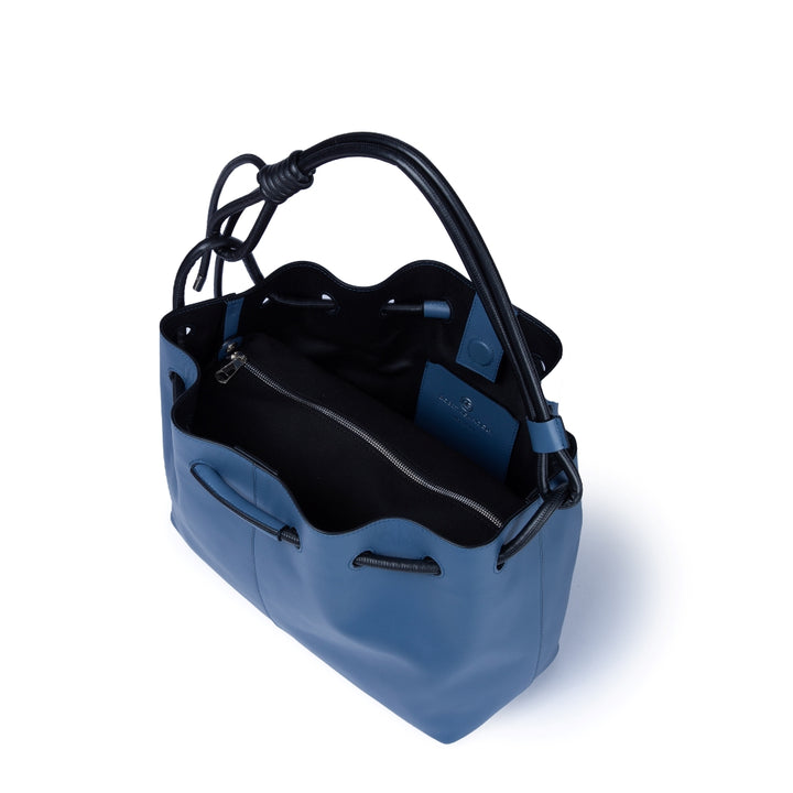 Roberta Gandolfi Gisella medium borsa con doppia portabilità mano o spalla in morbido vitello Nuova