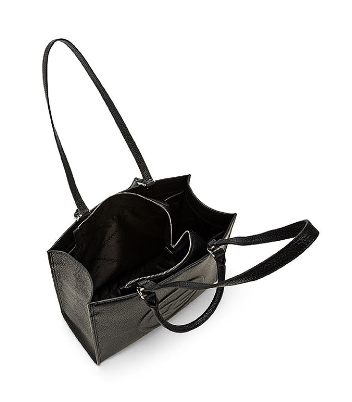 Roberta Gandolfi Roberta Pelle medium Borsa a mano in pelle con doppi spallacci per essere portata a spalla e tramezza Sottocosto