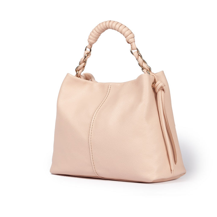 Roberta Gandolfi Amina large borsa a mano in pelle con manico tubolare fasciato e tracolla staccabile Online