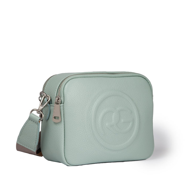 Roberta Gandolfi Roberta Pelle camera e crossbody in pelle con doppio scomparto e tracolla staccabile Vendite stagionali