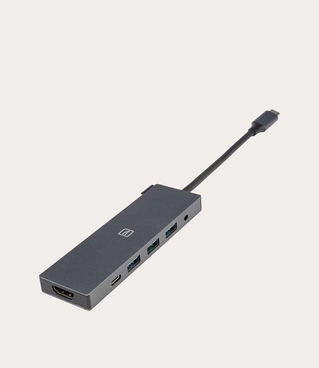 Tucano Hub type-C 6-in-1 con 1 HDMI + 3 USB 3.0 + 1 USB-PD + Audio 3.5 mm Promozione