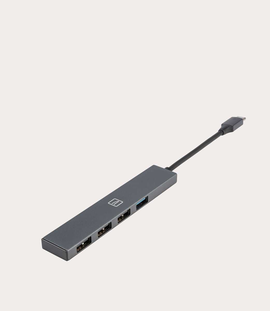 Tucano Hub type-C 4-in-1 con 1 USB 3.0 + 3 USB 2.0 Pezzi Unici