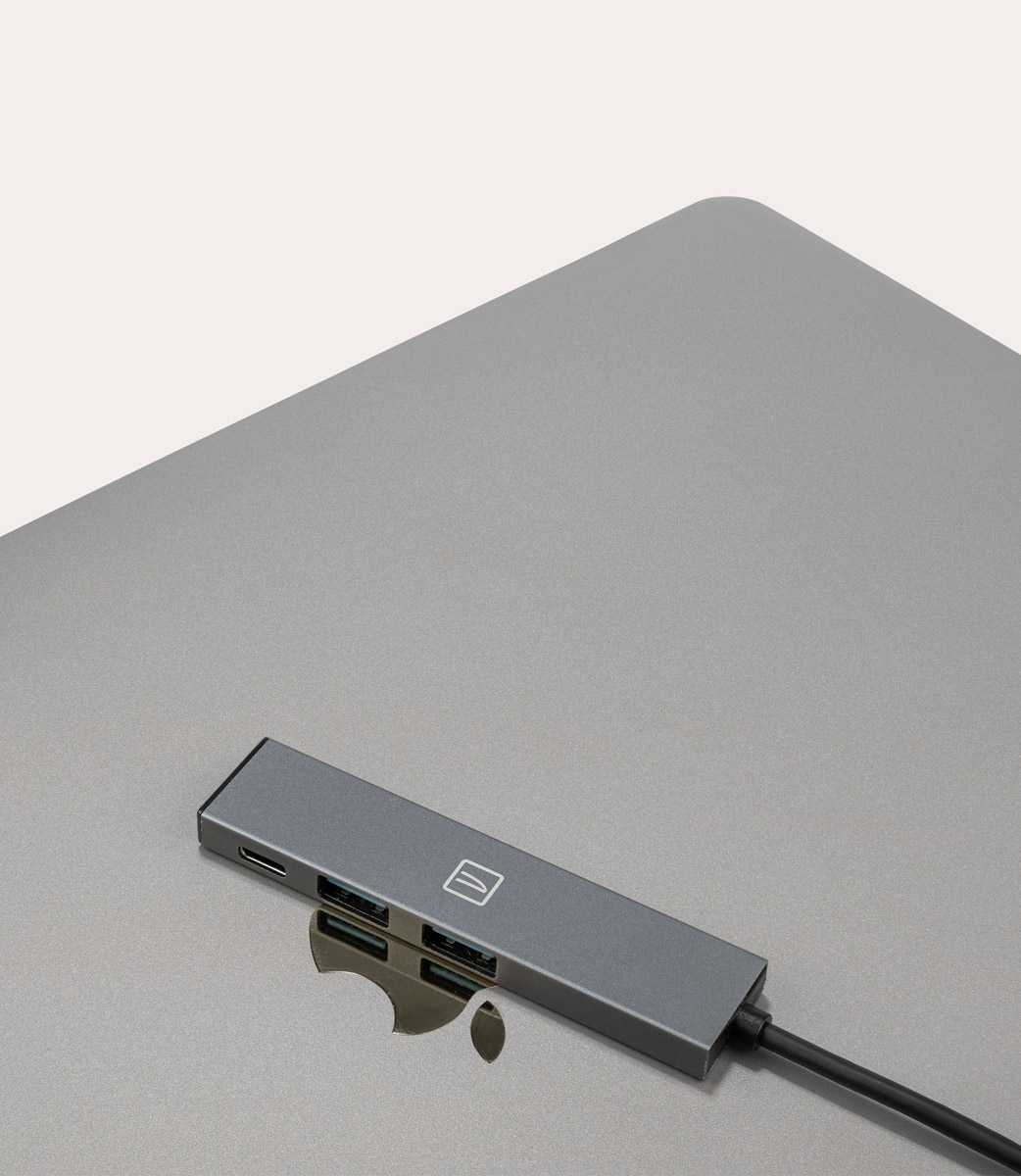Tucano Hub type-C 3-in-1 con 2 USB 3.0 + 1 USB-C Soddisfazione Garantita