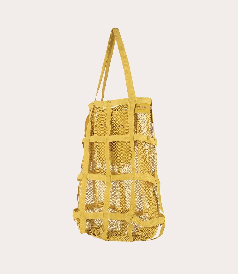 Tucano Borsa shopper pieghevole in rete ottenuta dalla plastica riciclata Nuovo