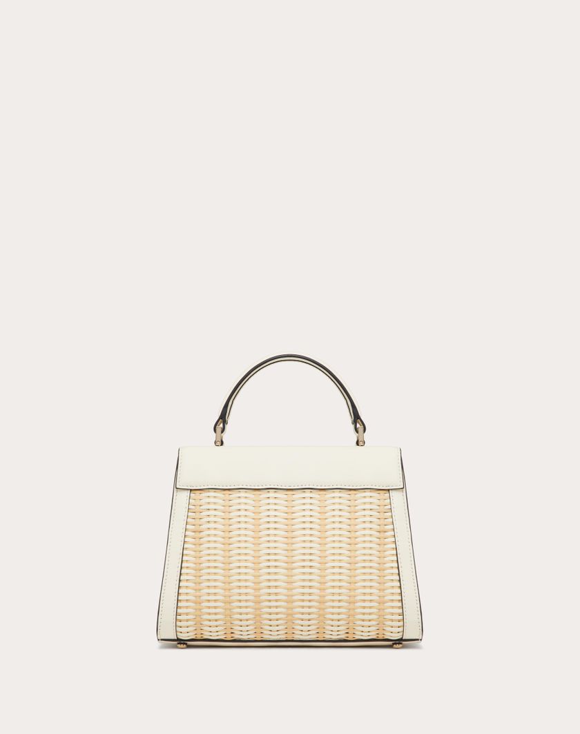 Valentino Handbags Borsa A Mano Piccola Vsling In Midollino per Donna in Naturale/avorio | Valentino IT Lightning offer