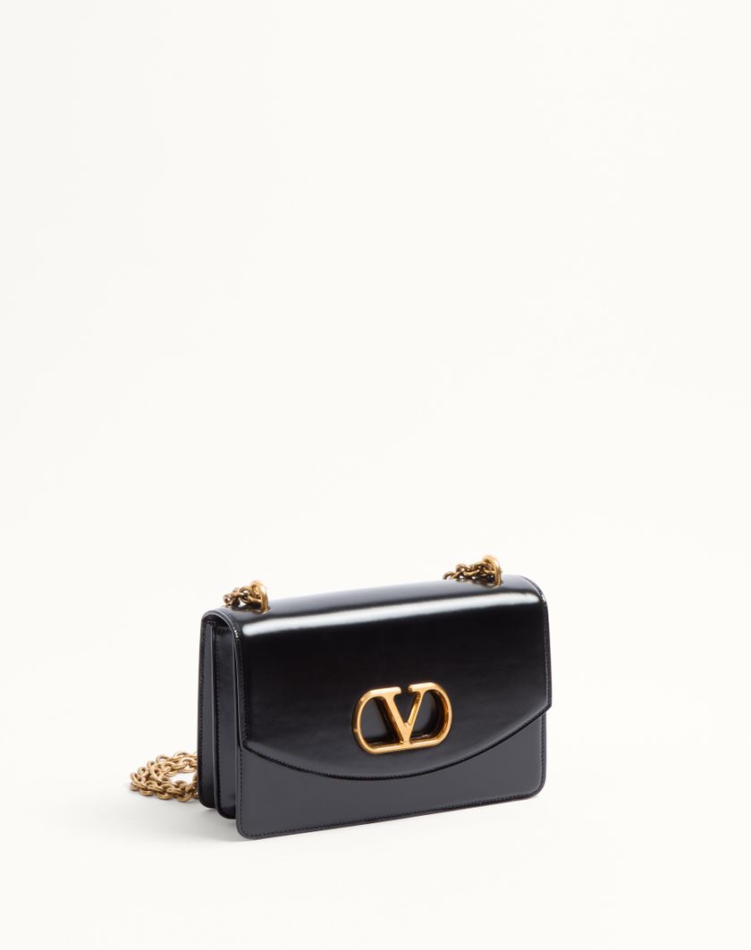 Valentino Handbags Borsa A Spalla Valentino Garavani Vain In Vitello Lucido per Donna in Marrone | Valentino IT Italia
