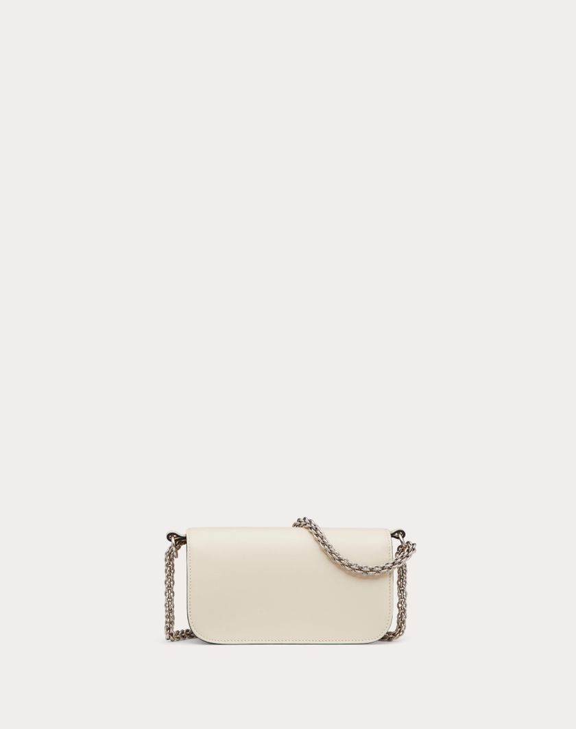 Valentino Handbags Borsa Piccola A Spalla Valentino Garavani Locò Con Logo Gioiello per Donna in Light Ivory | Valentino IT Promozione