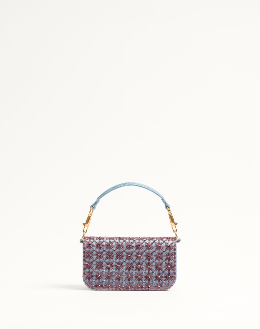 Valentino Handbags Borsa Piccola A Spalla Valentino Garavani Locò Ricamata Con Logo Gioiello per Donna in Turchese/emerald | Valentino IT Qualità Garantita