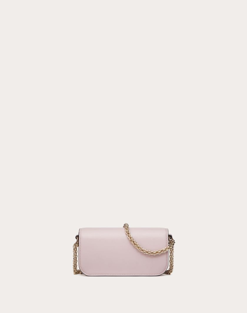 Valentino Handbags Borsa Piccola A Spalla Valentino Garavani Locò Con Logo Gioiello per Donna in Water Lilac | Valentino IT Shopping Online