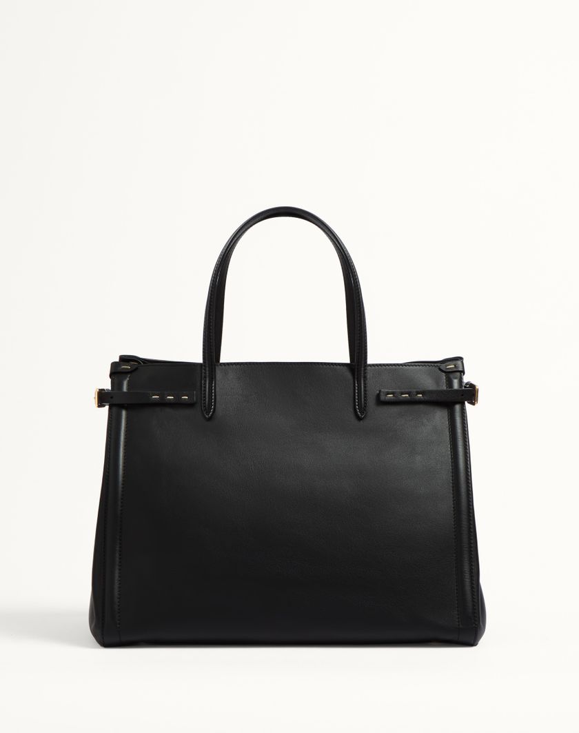 Valentino Handbags Borsa Shopping Media Valentino Garavani Antibes In Vitello per Donna in Nero | Valentino IT Vendita
