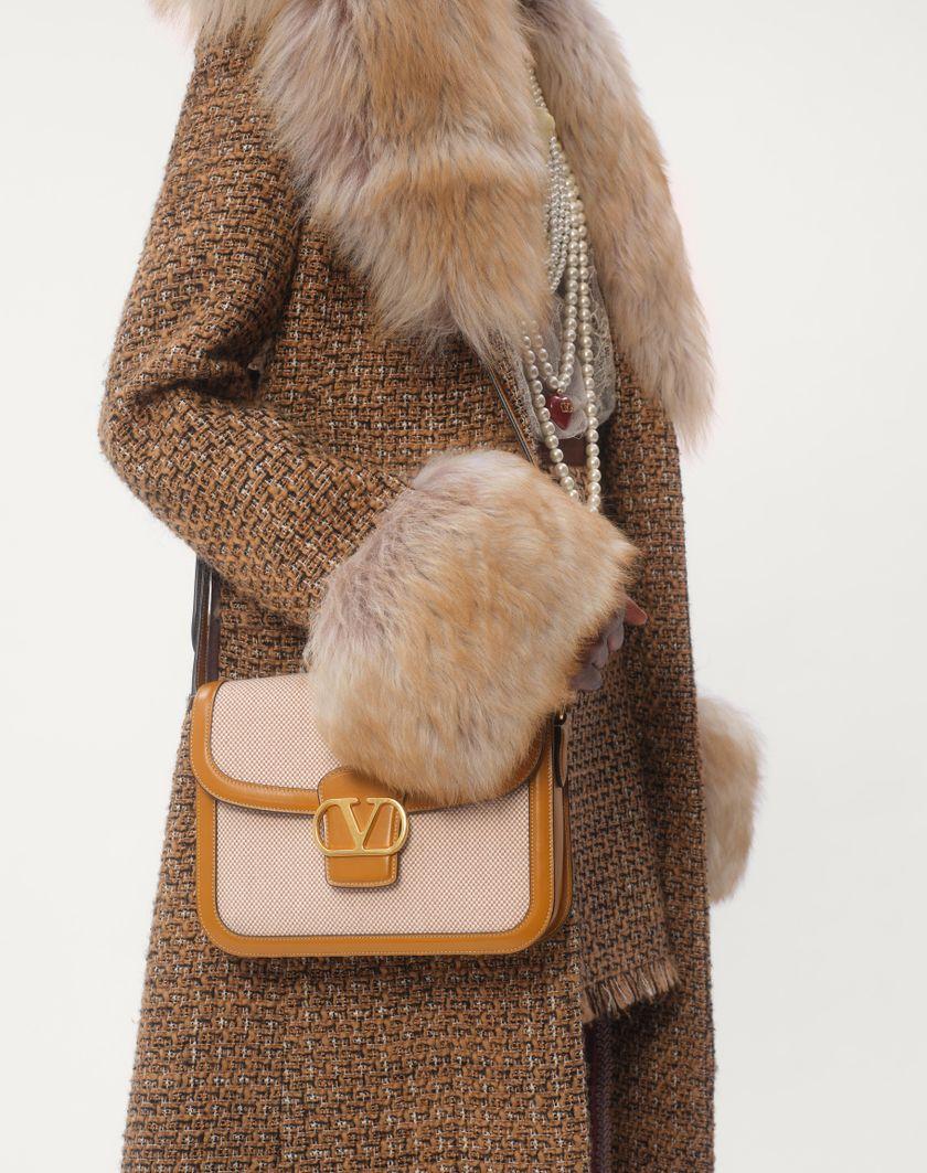 Valentino Handbags Cappotto In Fantasy Tweed per Donna in Marrone/multicolor | Valentino IT Moda
