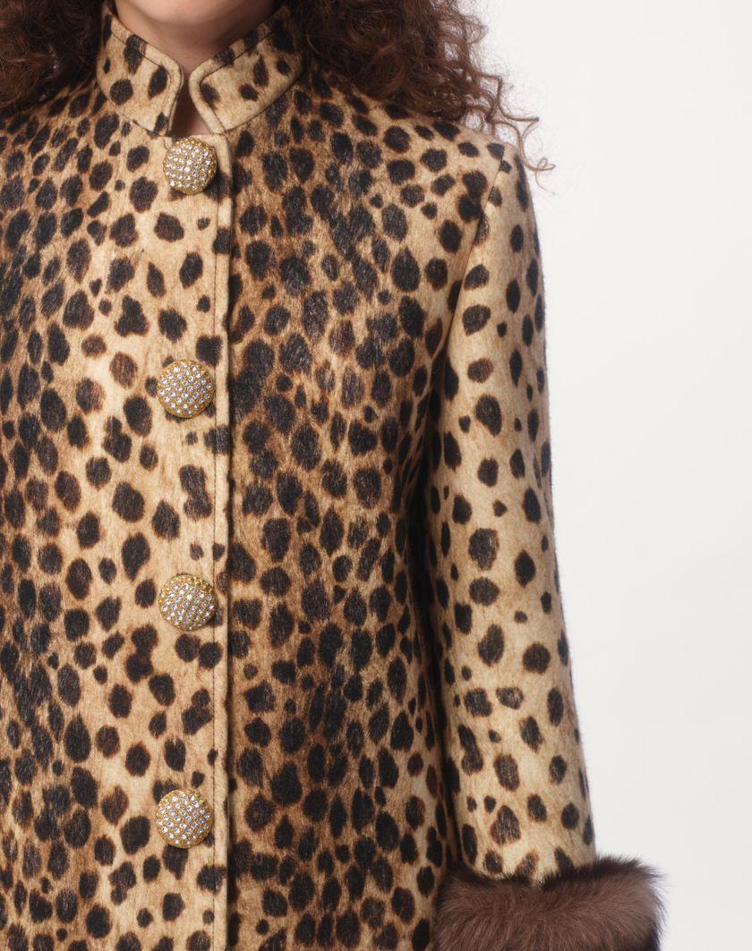 Valentino Handbags Caban In Panno Stampato Giaguaro Spots per Donna in Animalier | Valentino IT Italy