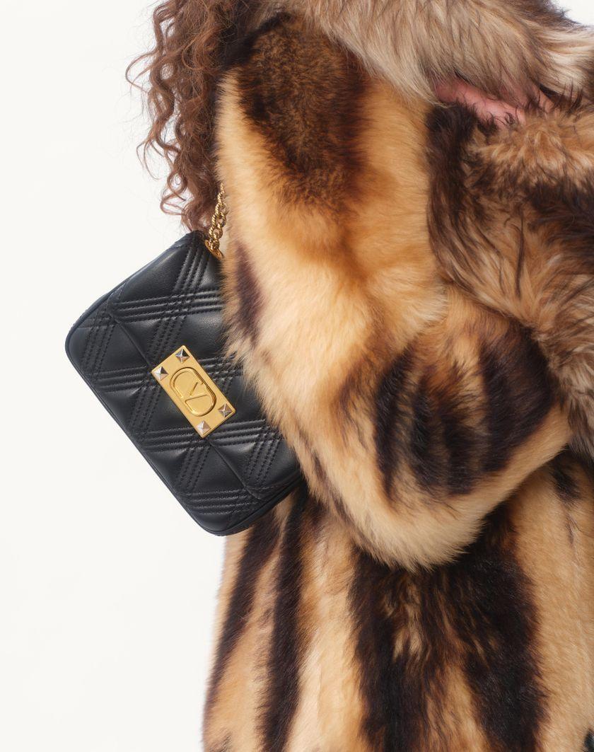 Valentino Handbags Cappotto In Shearling per Donna in Beige/marrone | Valentino IT Spedizione Gratuita