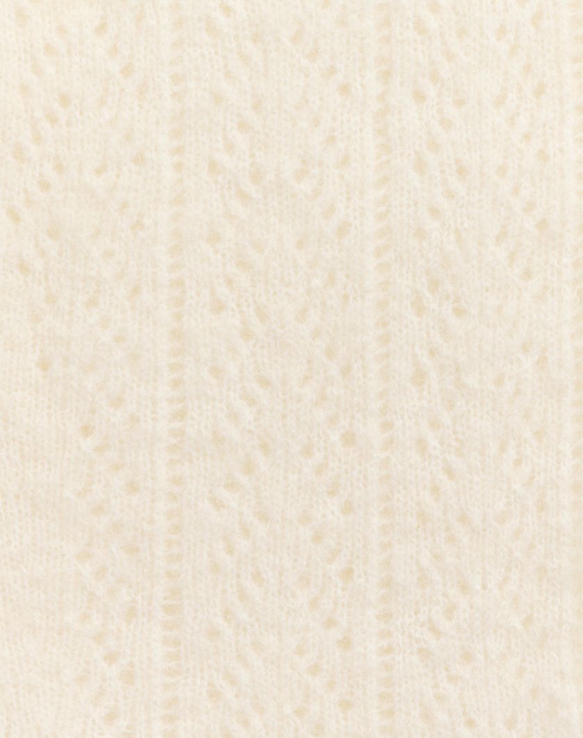 Valentino Handbags Collant In Mohair per Donna in Latte | Valentino IT Pezzi Unici